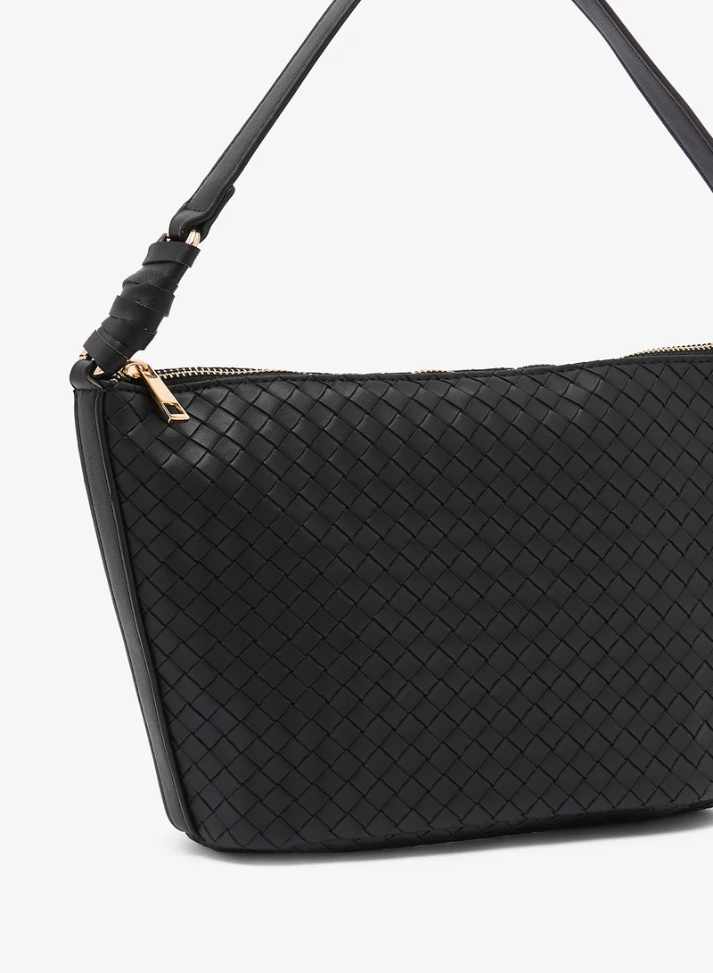 GLAMOROUS  Large Woven Shoulder Bag for Women | Best Price UAE
